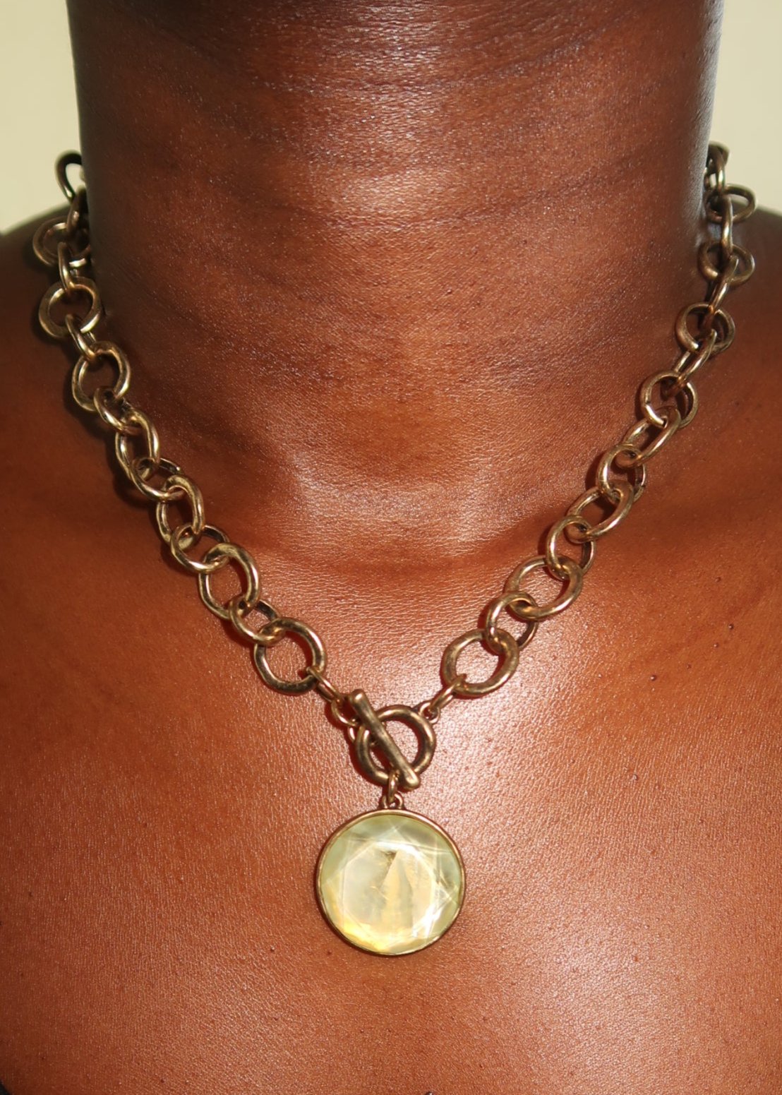 Front Clasp Pendant Necklace